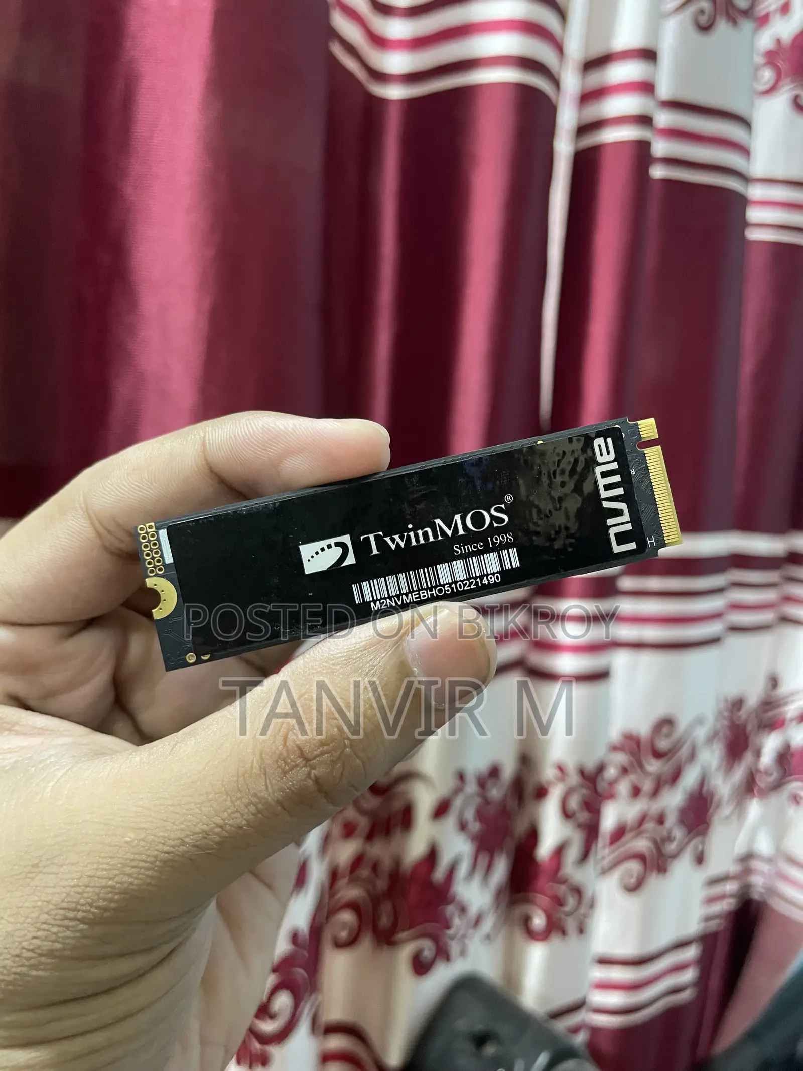TwinMOS AlphaPro 256GB NVMe M.2 SSD – 5 Years Official Warranty