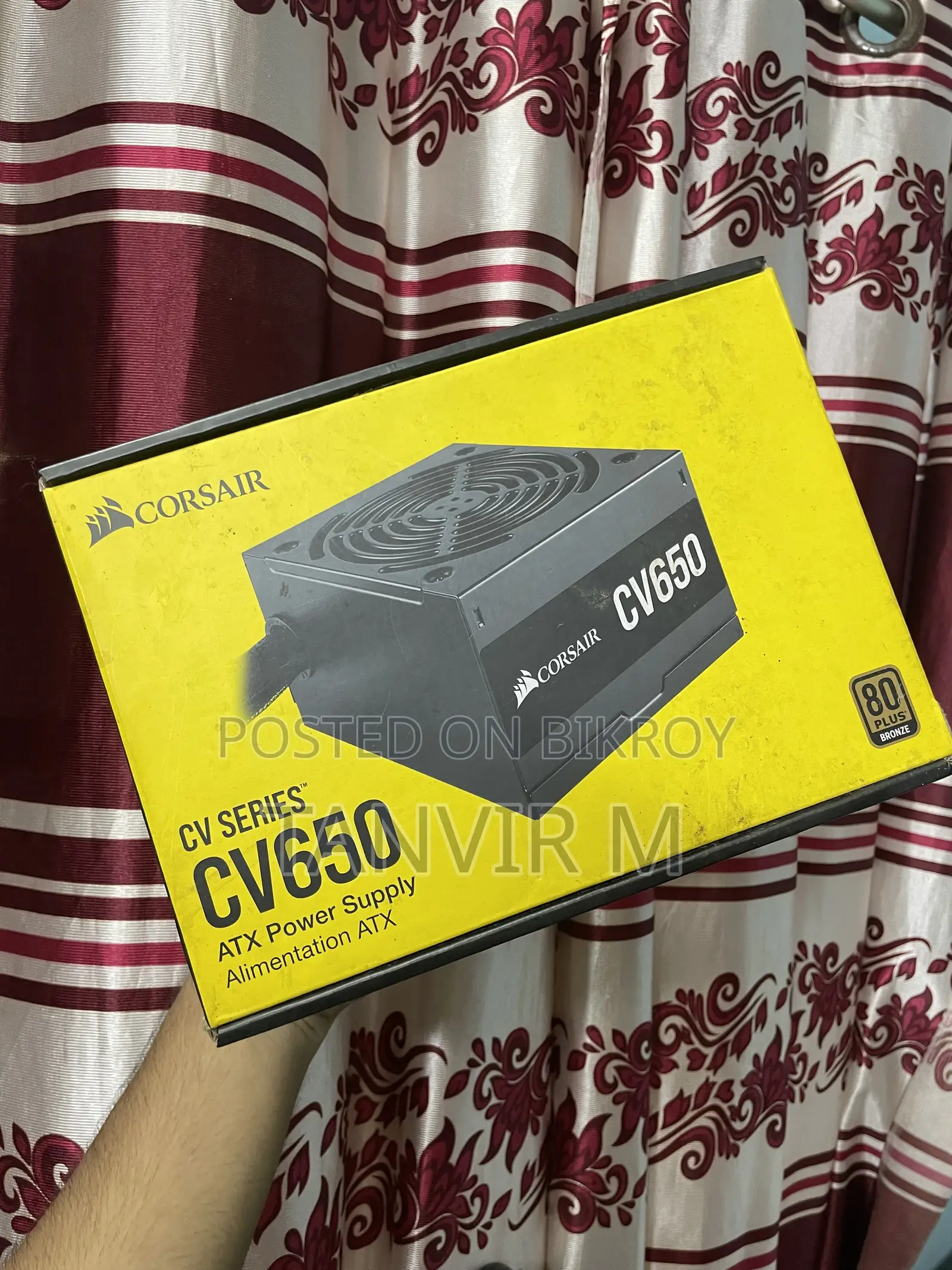 Corsair CV650 650W 80+ Bronze Power Supply (Fresh Condition)