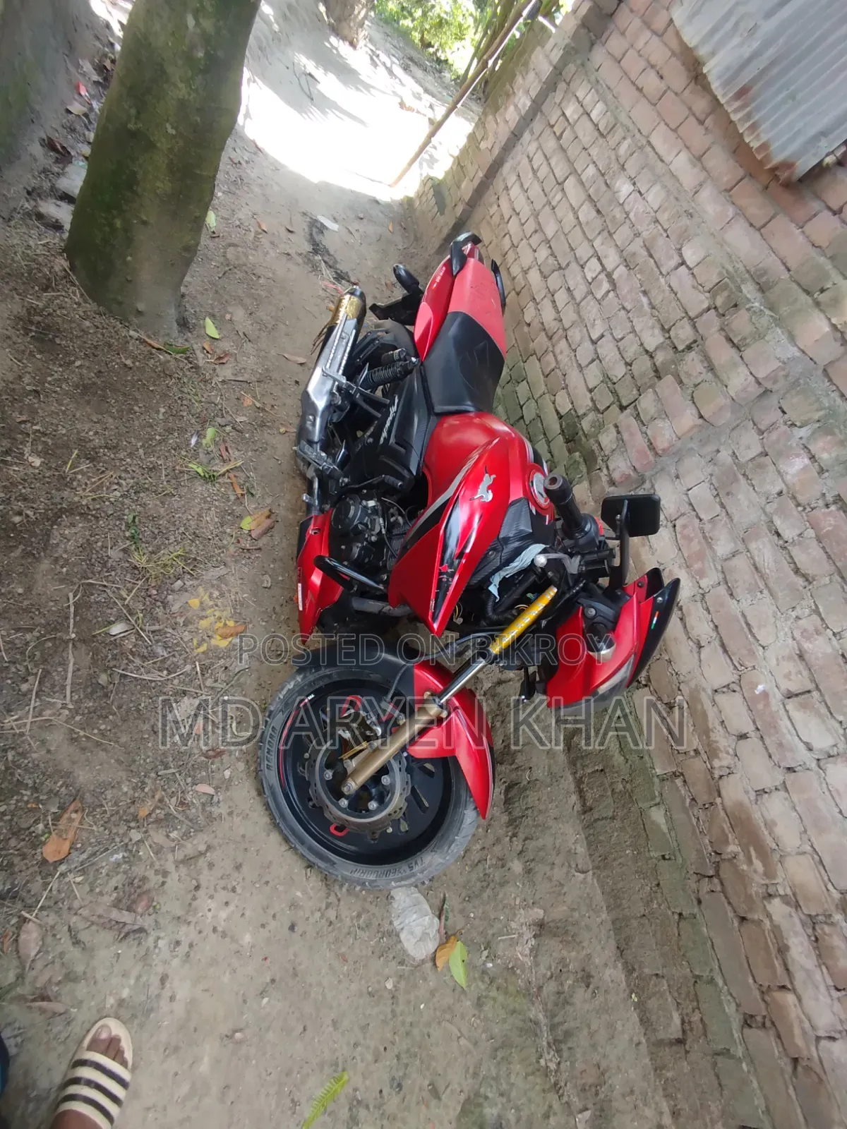 New TVS Apache RTR 160 2V 2021 Red
