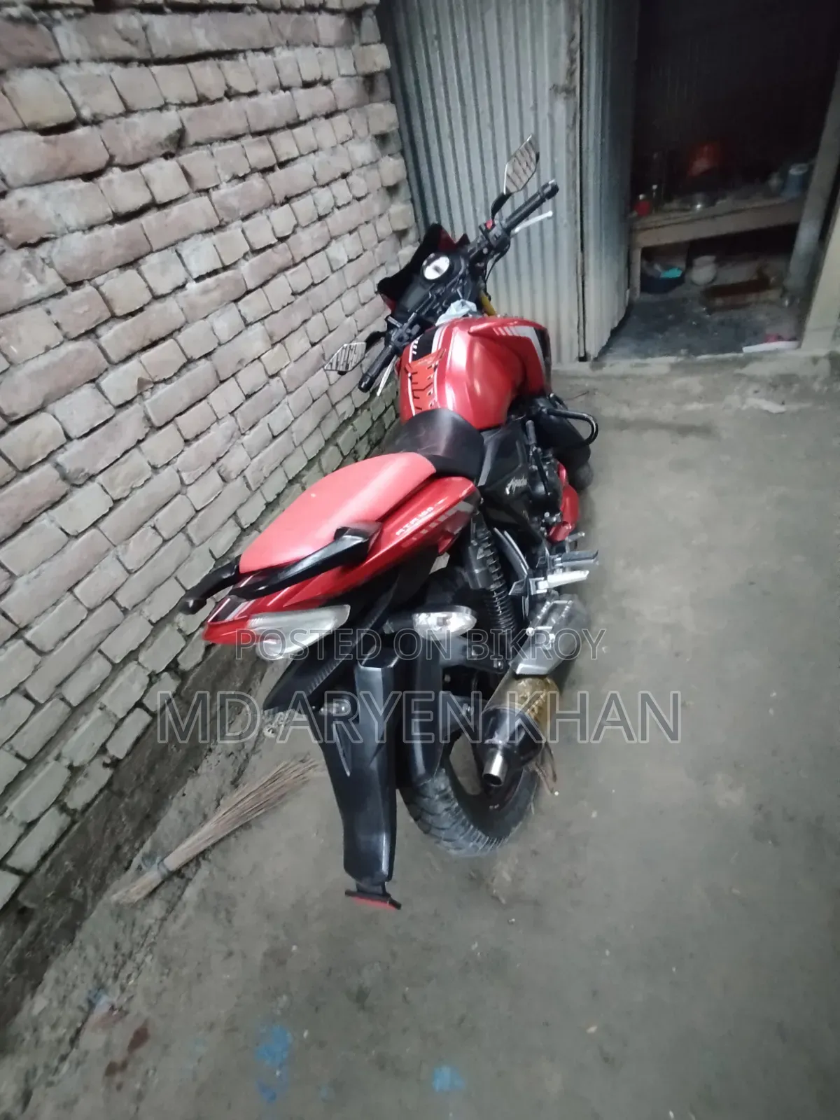 New TVS Apache RTR 160 2V 2021 Red