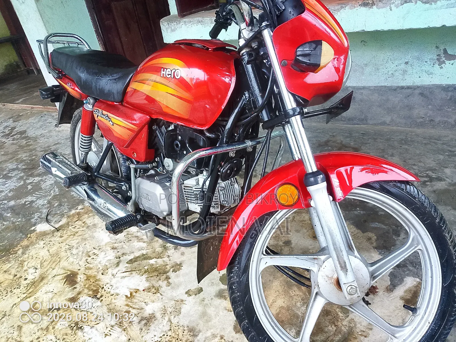 Hero Splendor Plus 2020 Red