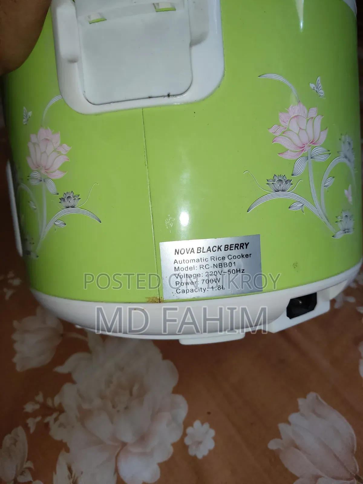 1.8 L Automatic Rice Cooker