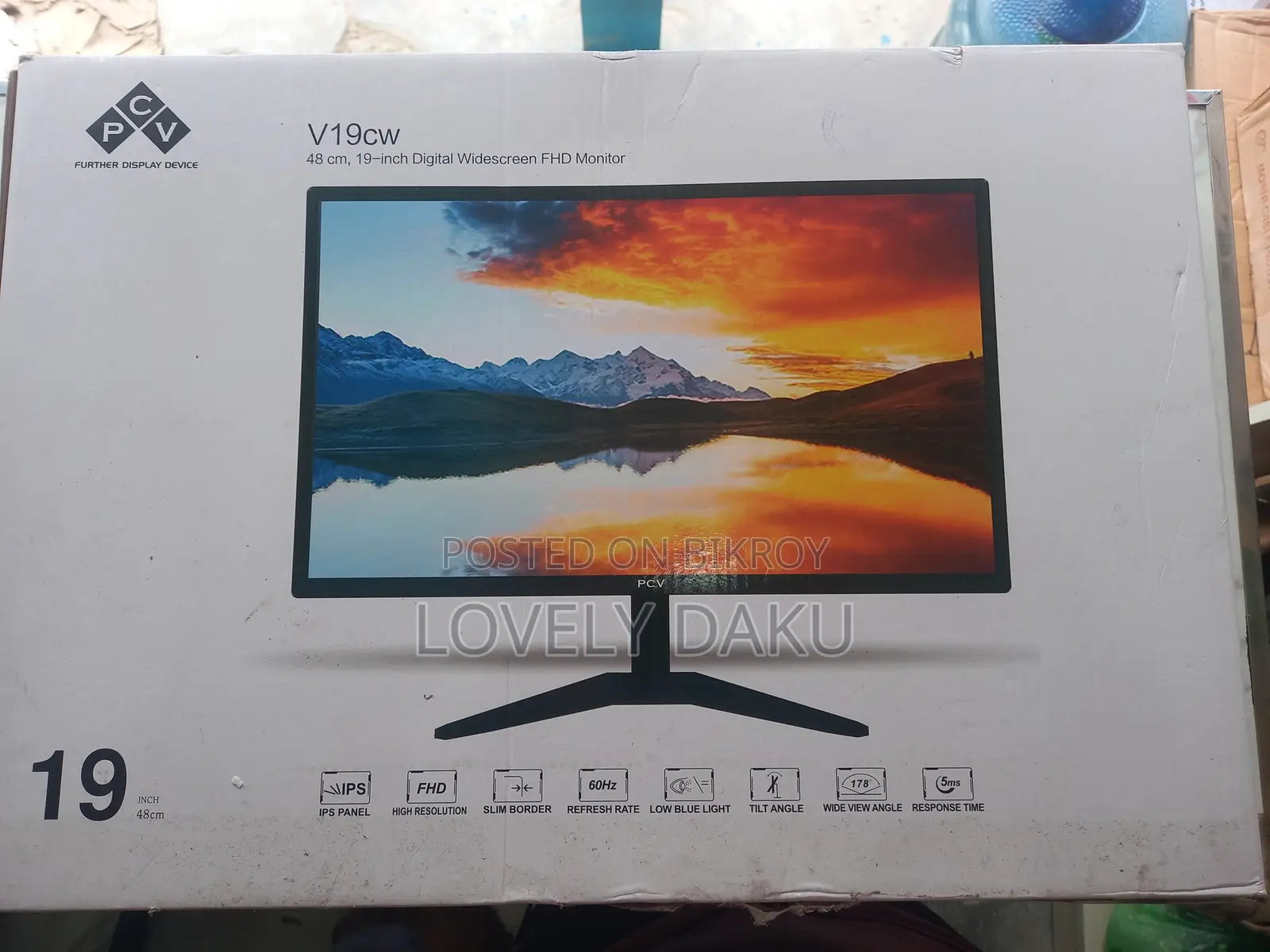 PCV V19cw 19" Ips Monitor