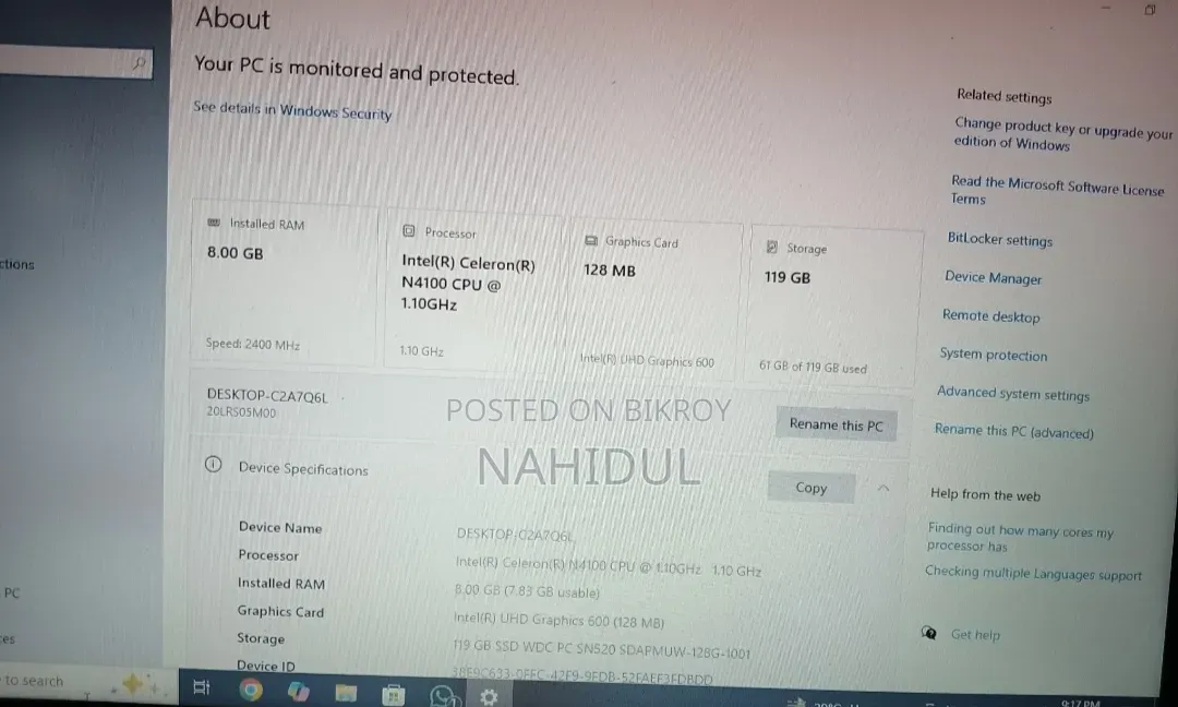 Laptop Lenovo ThinkPad 11e 8GB Intel SSD 128GB