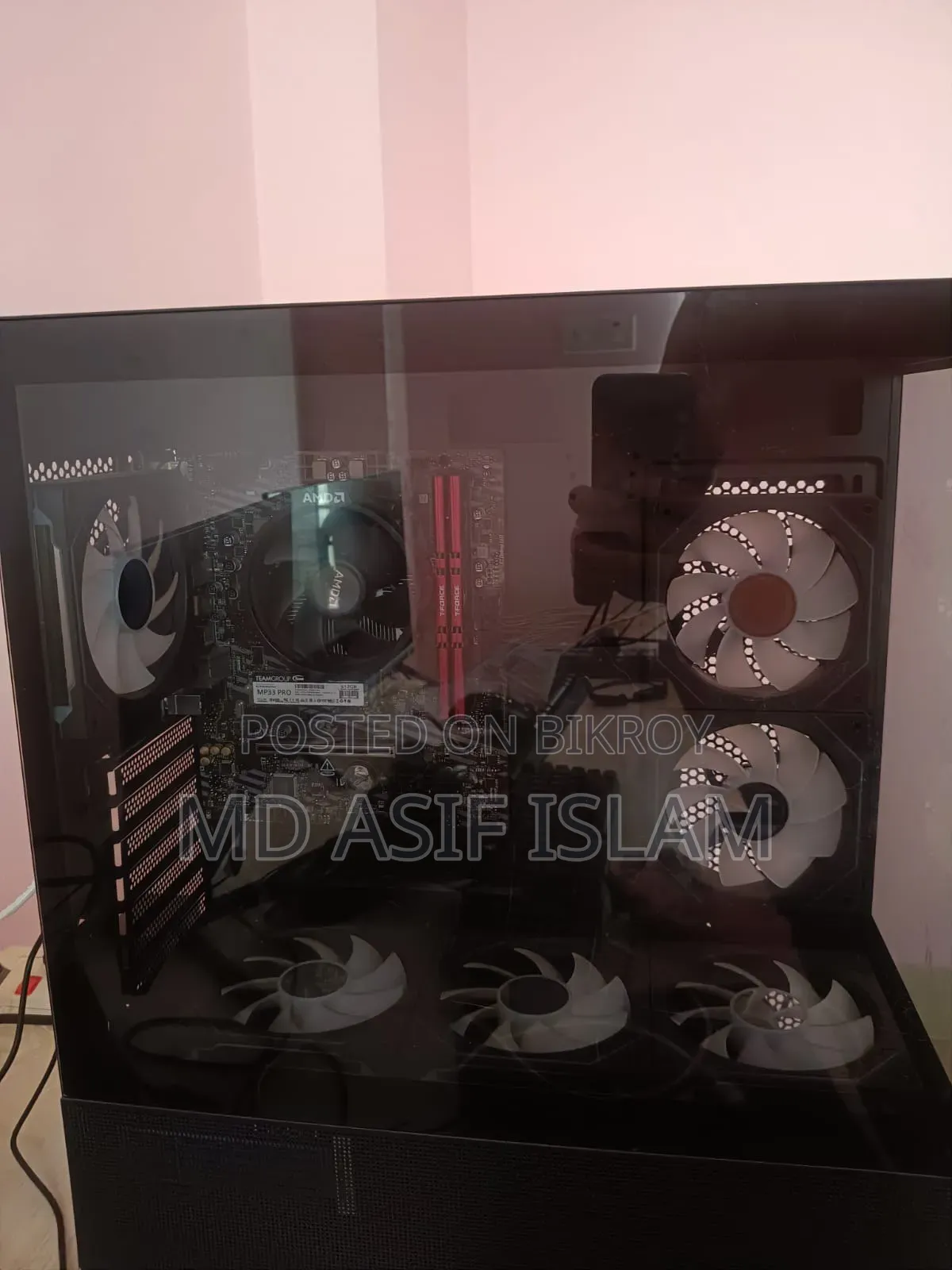 Desktop Computer MSI Model 16GB AMD Ryzen 7 SSD 512GB