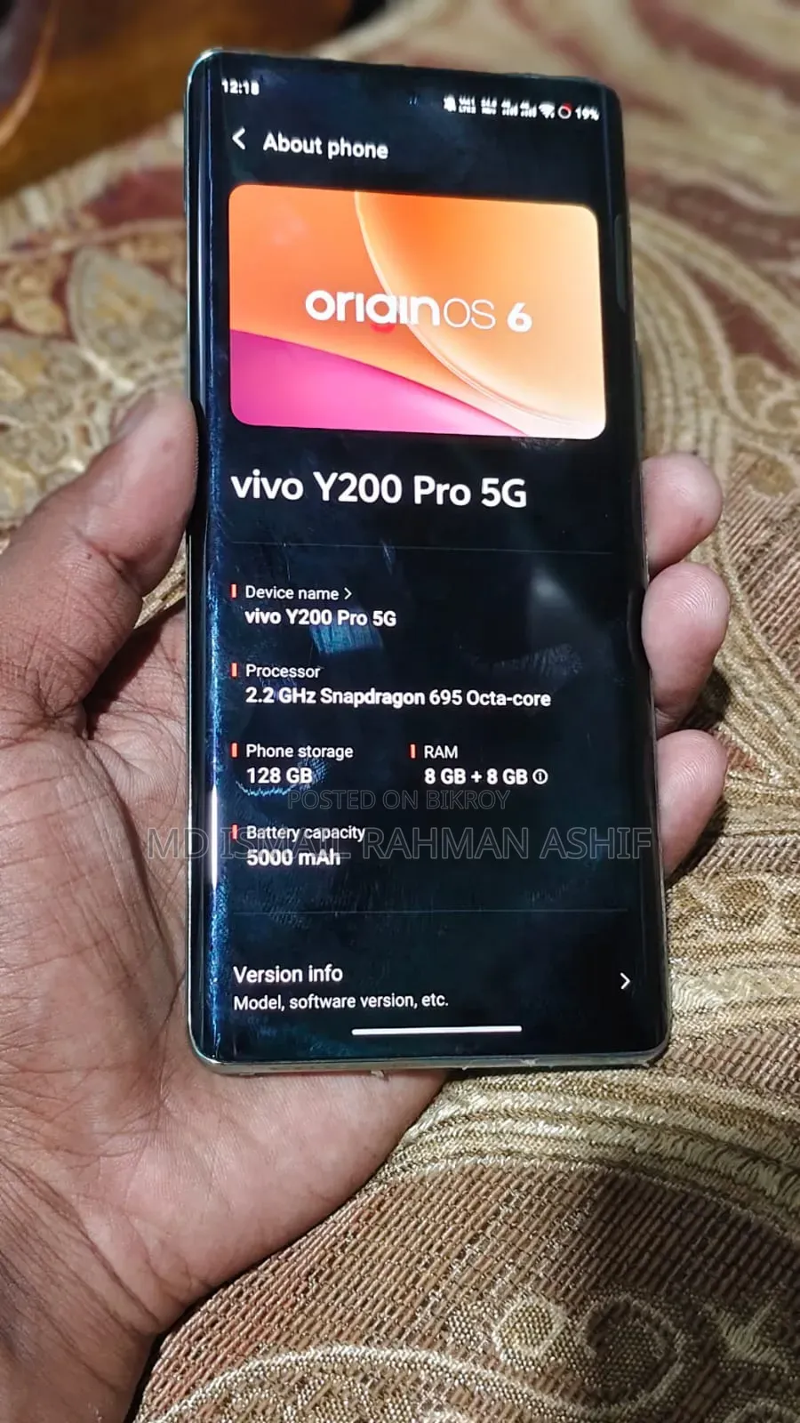 New Vivo Y200 128 GB Green