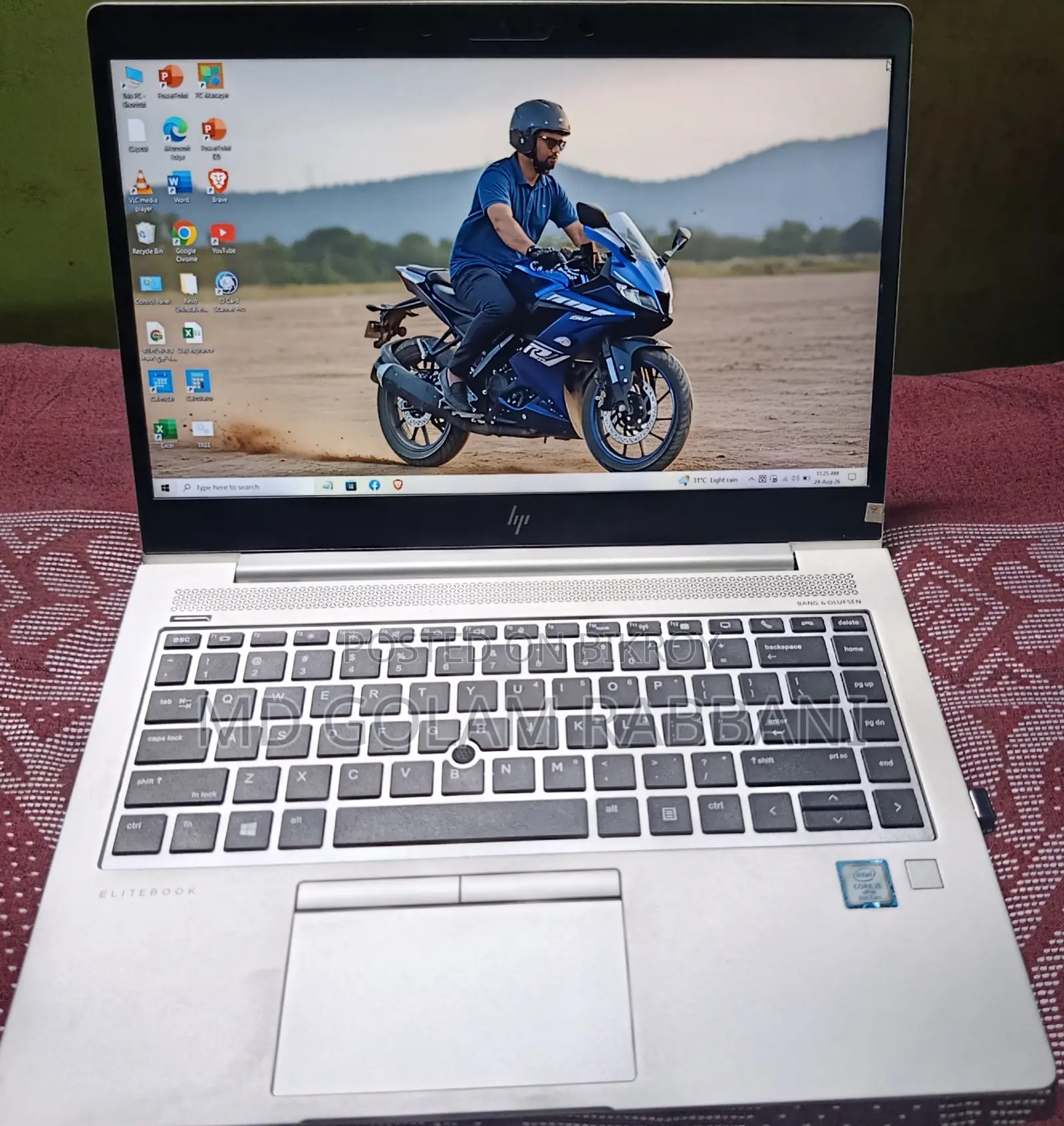 ল্যাপটপ এইচপি এলিটবুক ৮৪০ জি৬ ৮জিবি ইন্টেল কোর আই৫ এসএসডি ১২৮জিবি