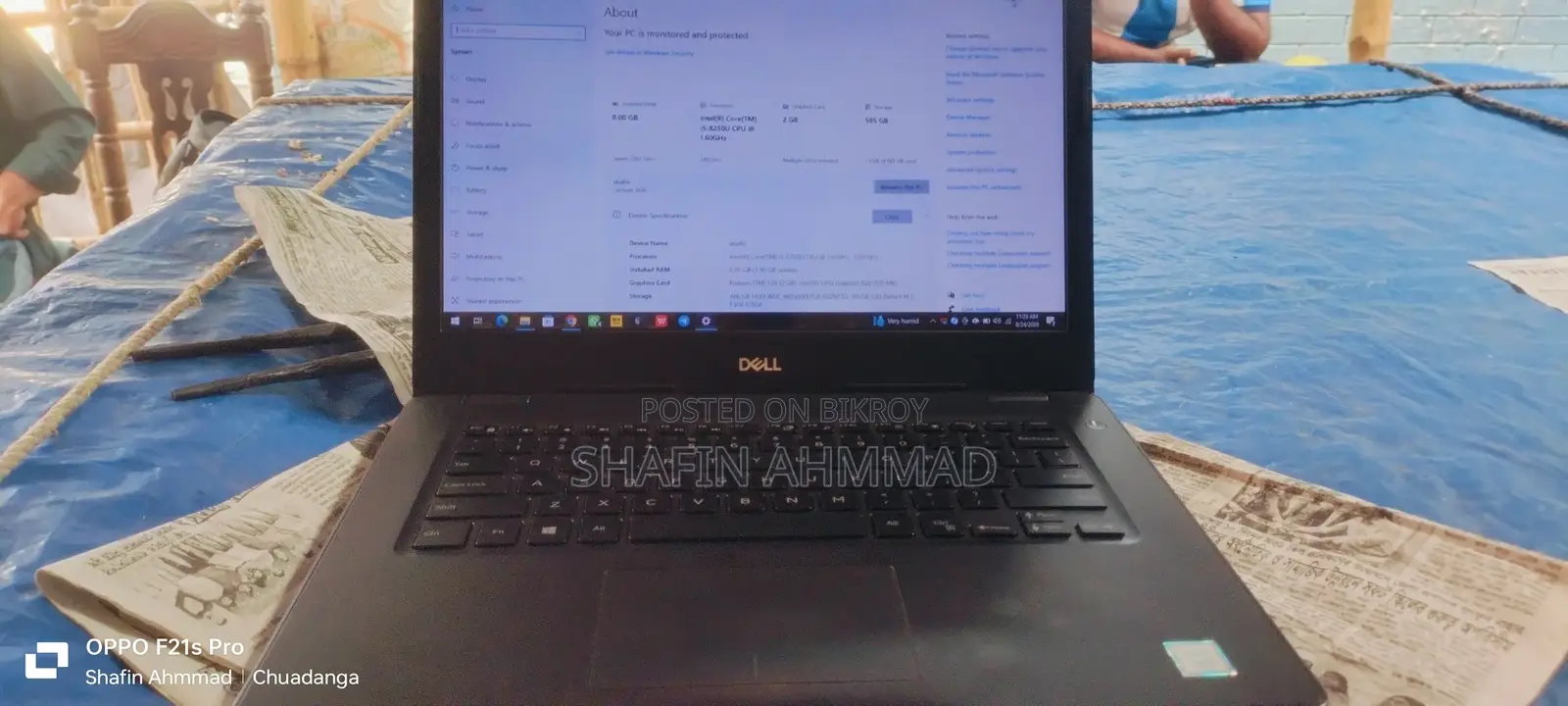 Laptop Dell Latitude 3490 8GB Intel Core I5 HDD+SSD 512GB