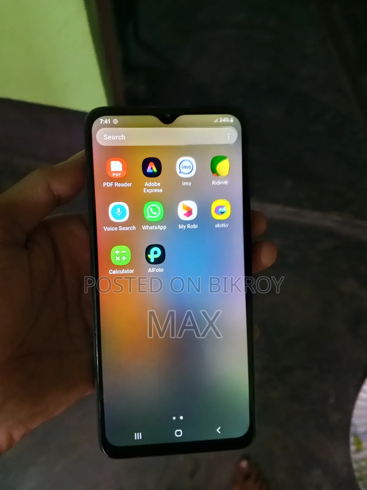 স্যামসাং গ্যালাক্সি এ১২ ৬৪ জিবি নীল