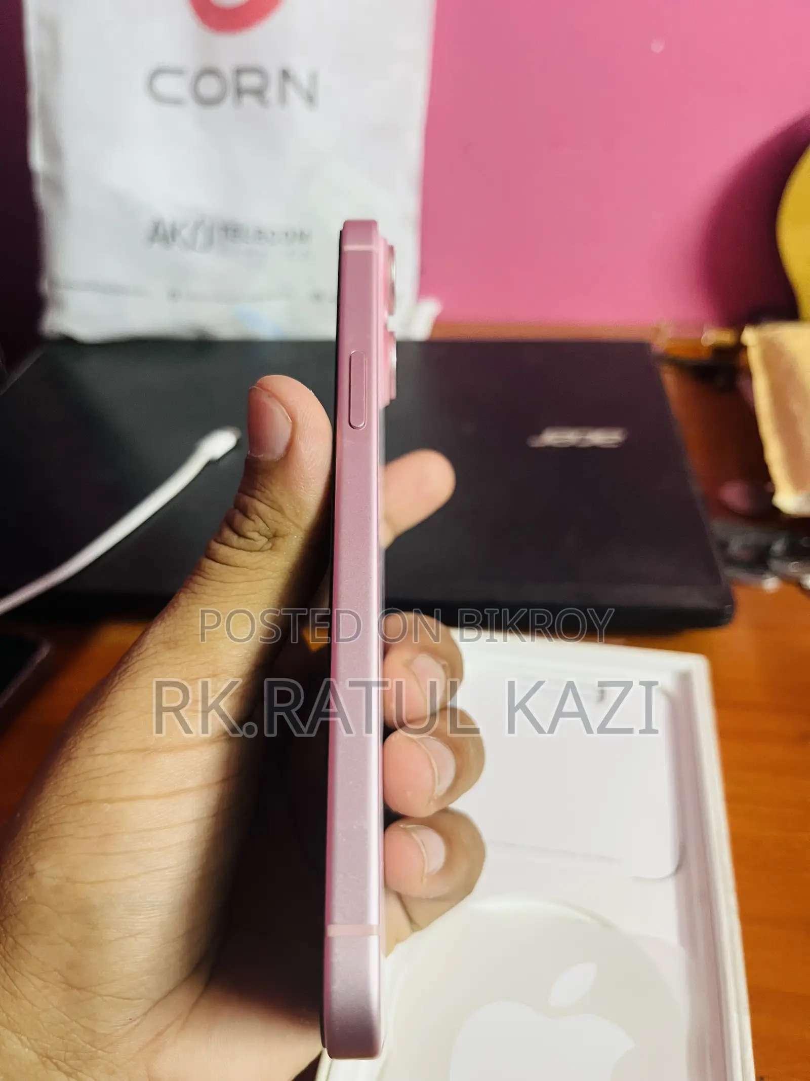 অ্যাপল আইফোন ১৫ প্লাস ২৫৬ জিবি গোলাপি