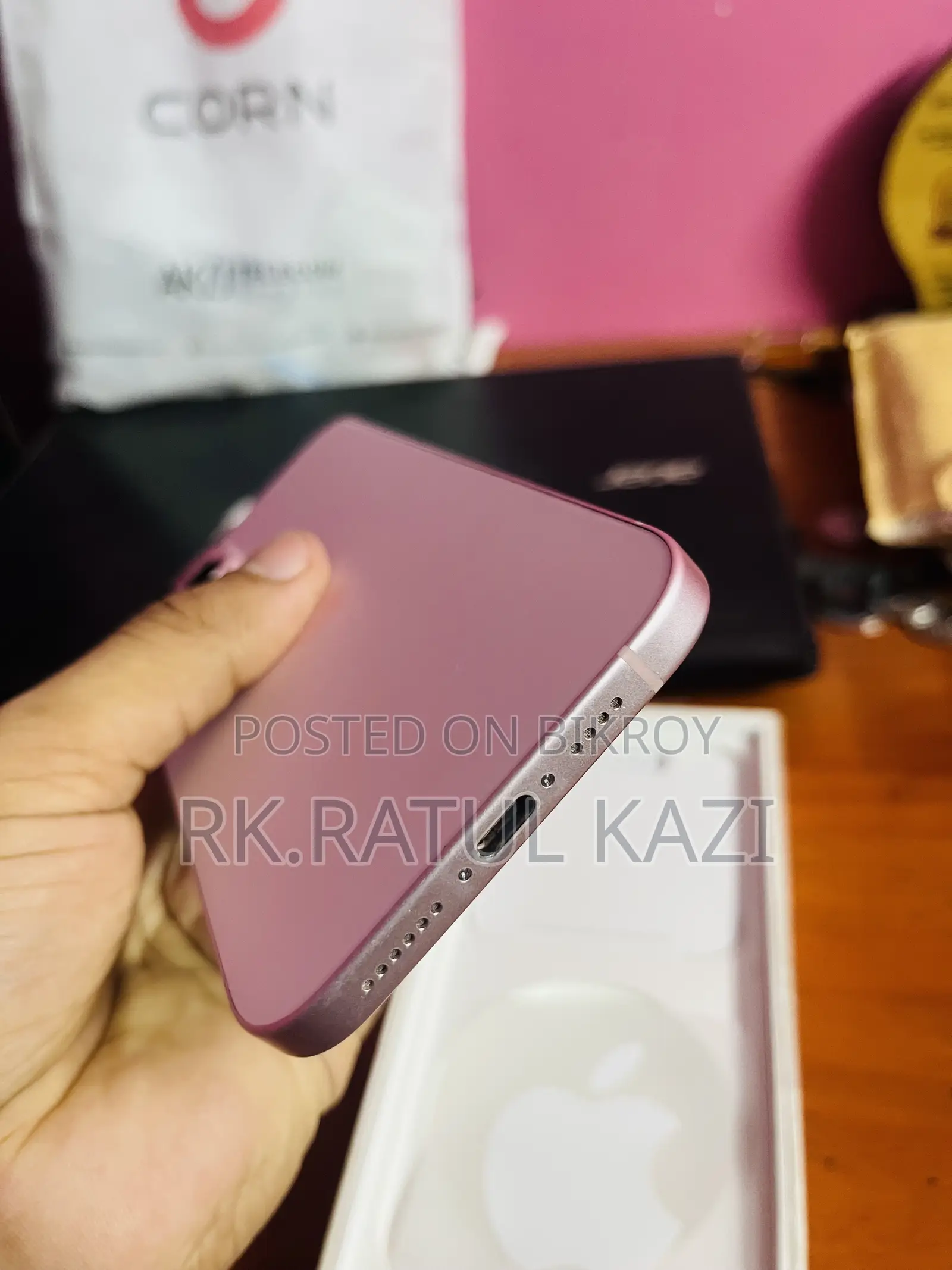 অ্যাপল আইফোন ১৫ প্লাস ২৫৬ জিবি গোলাপি
