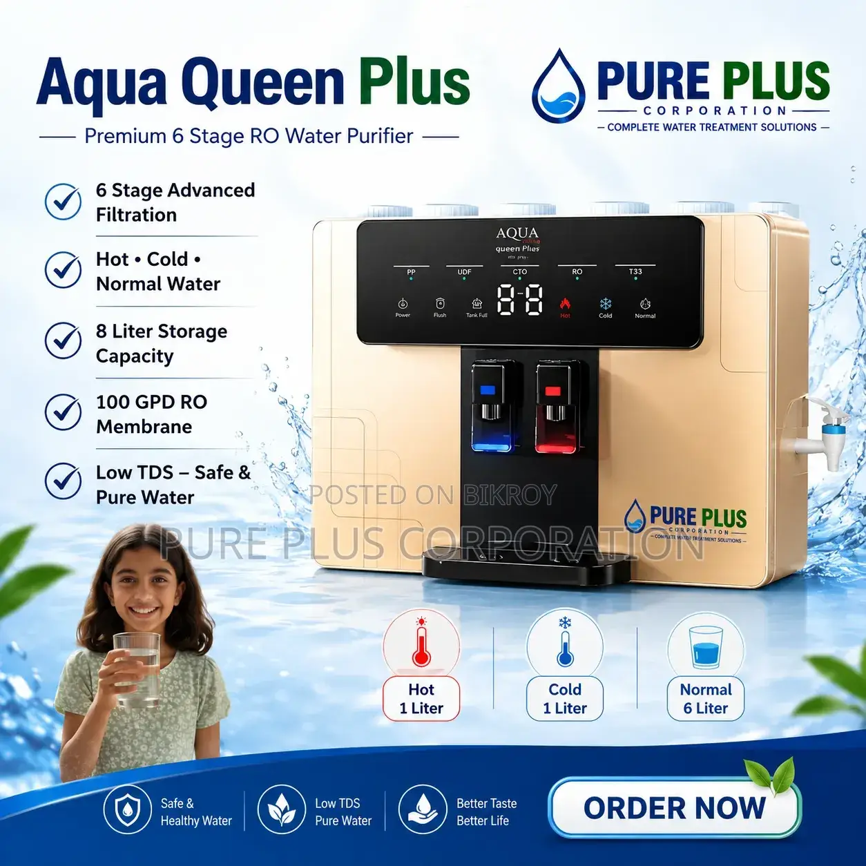 Aqua Hot Cold RO Water Purifier