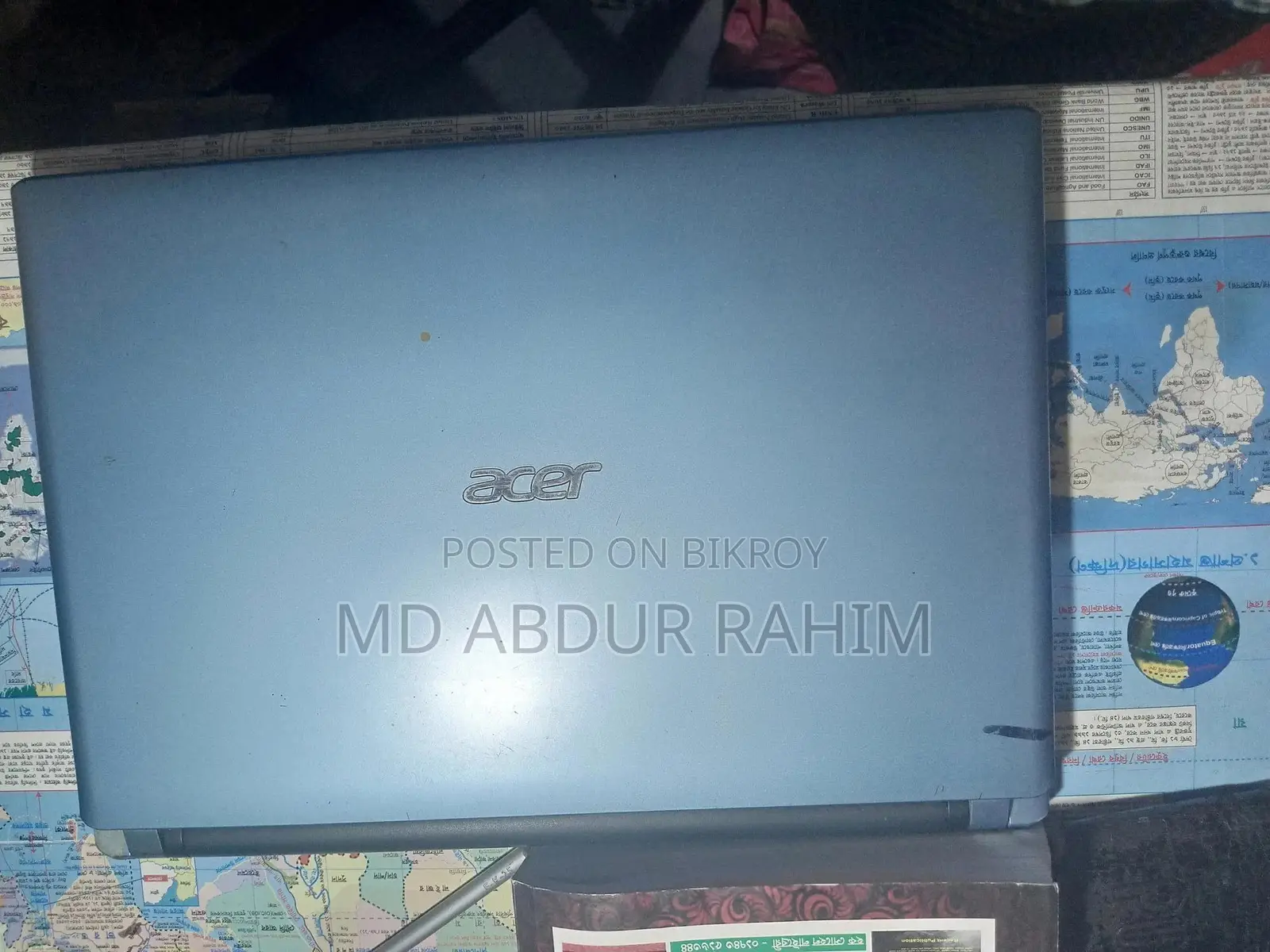 ল্যাপটপ এসার ৪জিবি ইন্টেল কোর আই৫ এইচসিসি ১টি