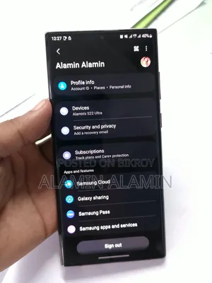 স্যামসাং গ্যালাক্সি এস২২ আল্ট্রা ১২৮ জিবি পিংক