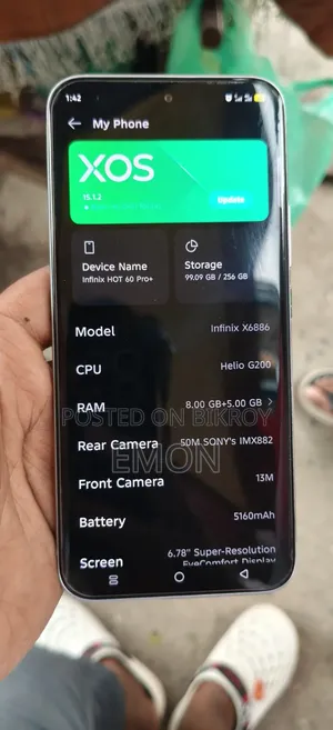 Infinix Hot 60 Pro+ 256 GB Bronze