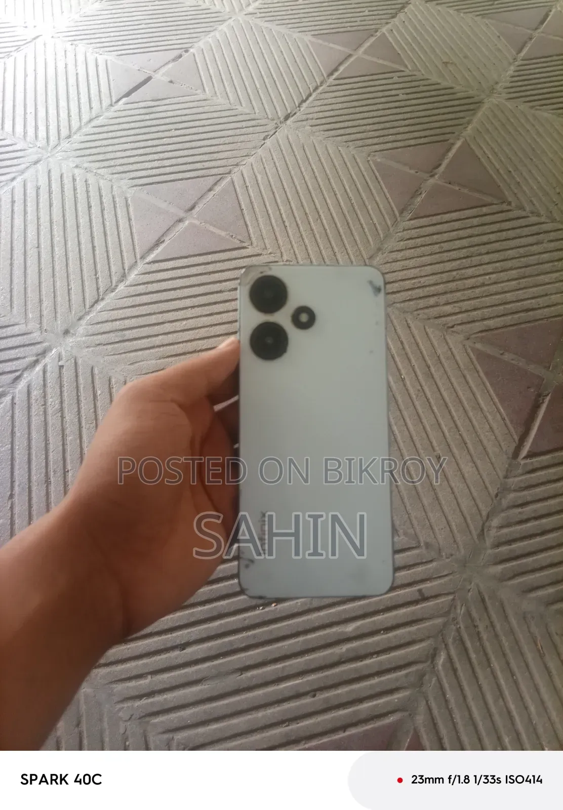 ইনফিনিক্স হট ৩০আই ১২৮ জিবি হোয়াইট