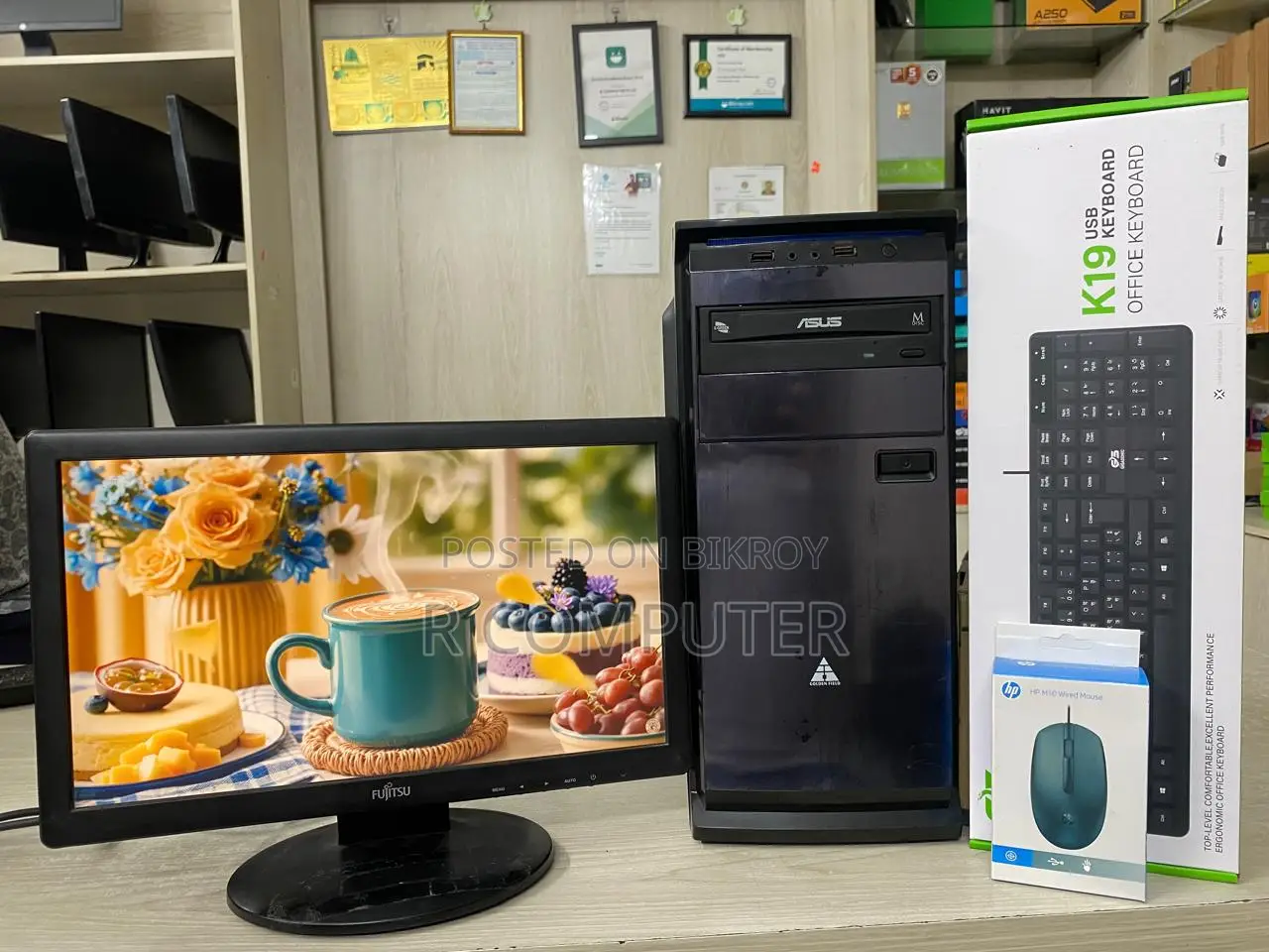 Desktop Computer 4GB Intel Core 2 Duo HDD 500GB