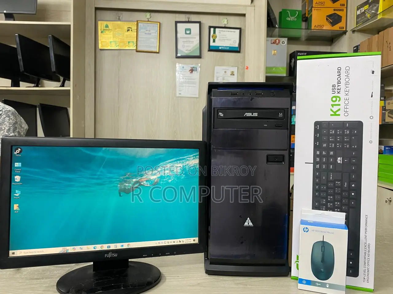 Desktop Computer 4GB Intel Core 2 Duo HDD 500GB