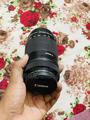 Canon EF-S 55-250mm IS টেলিফটো জুম লেন্স – একদম নতুন