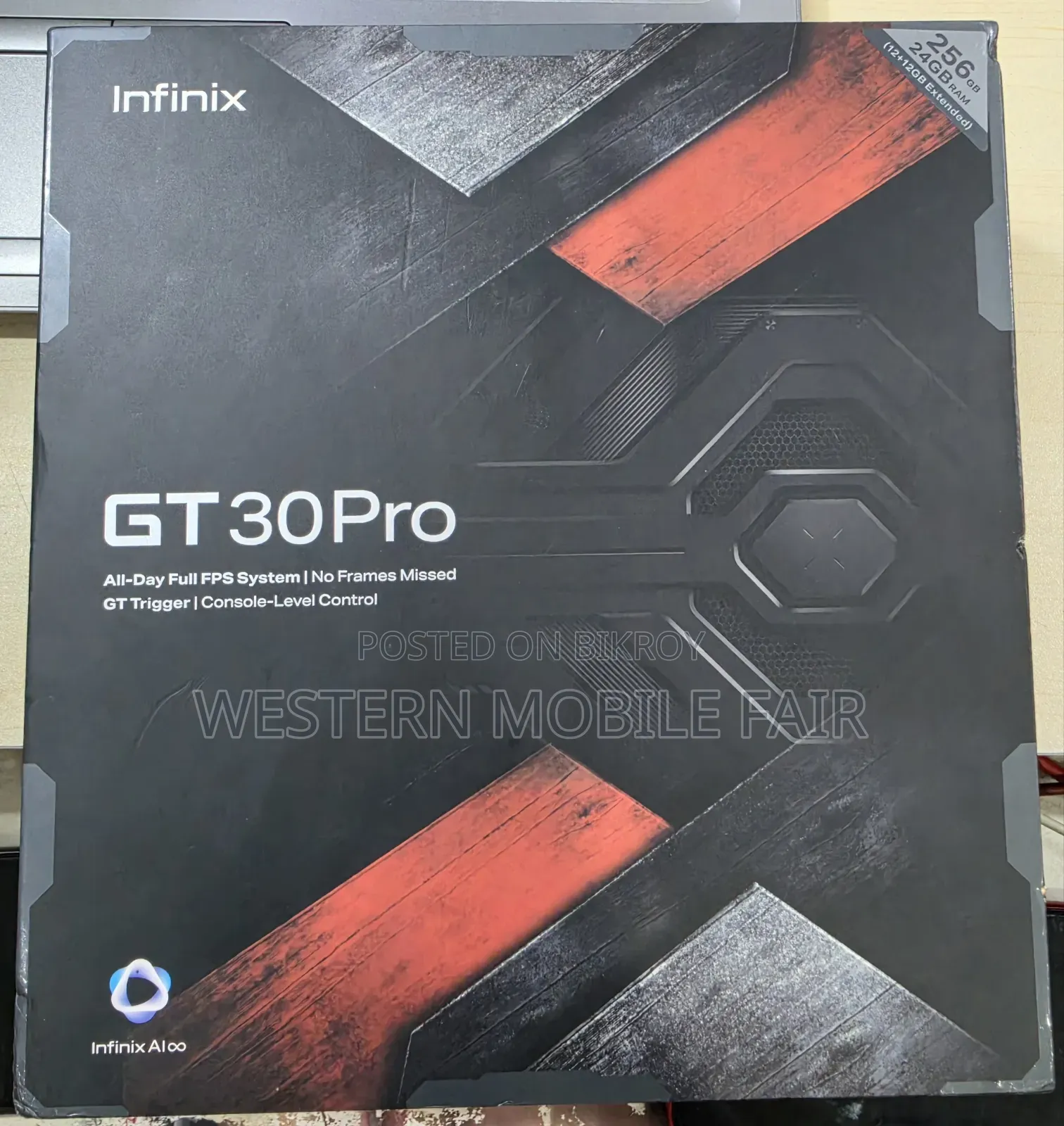 Infinix GT 30 Pro 256 GB Black