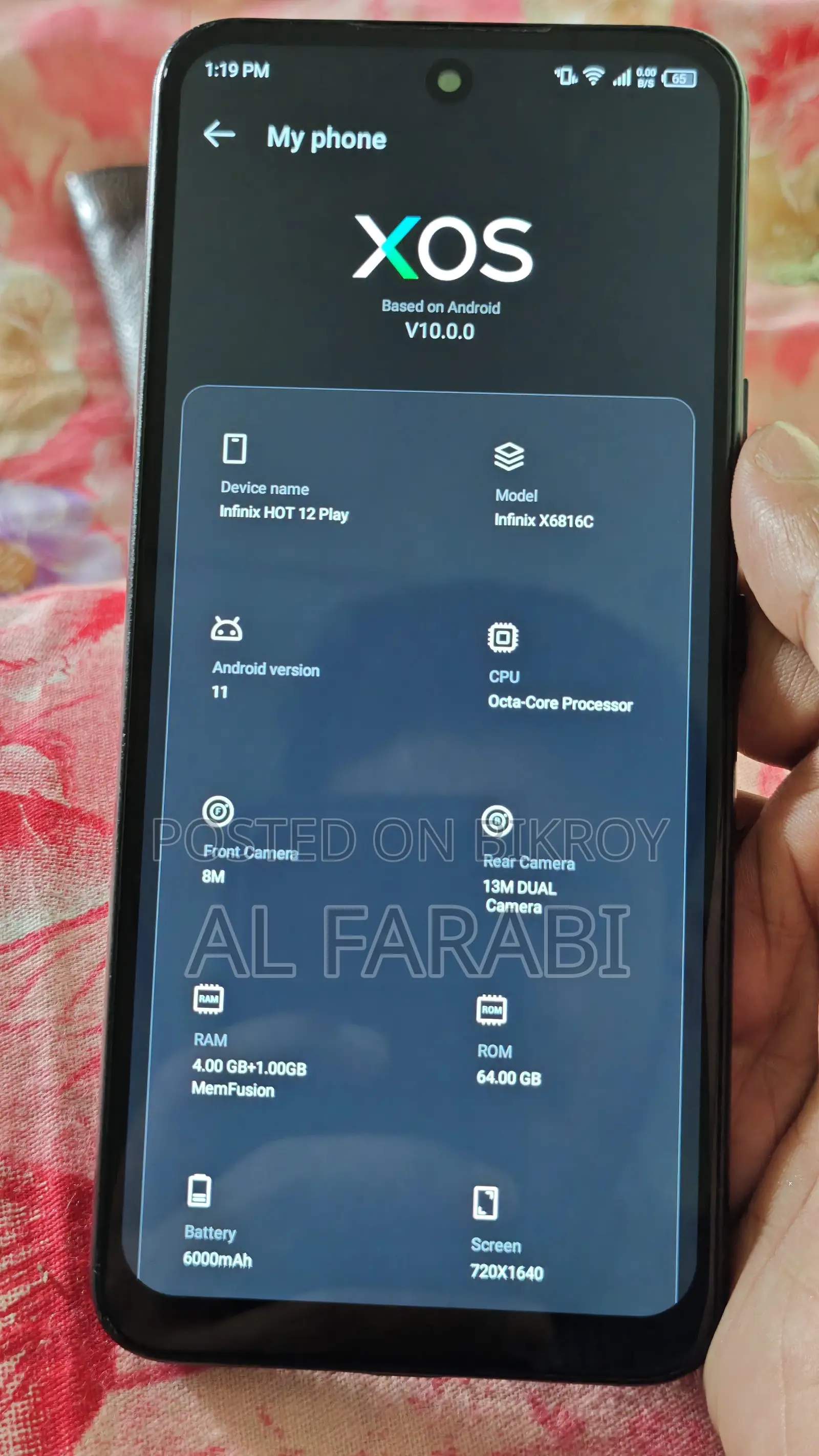 Infinix Hot 12 Play 64 GB Black