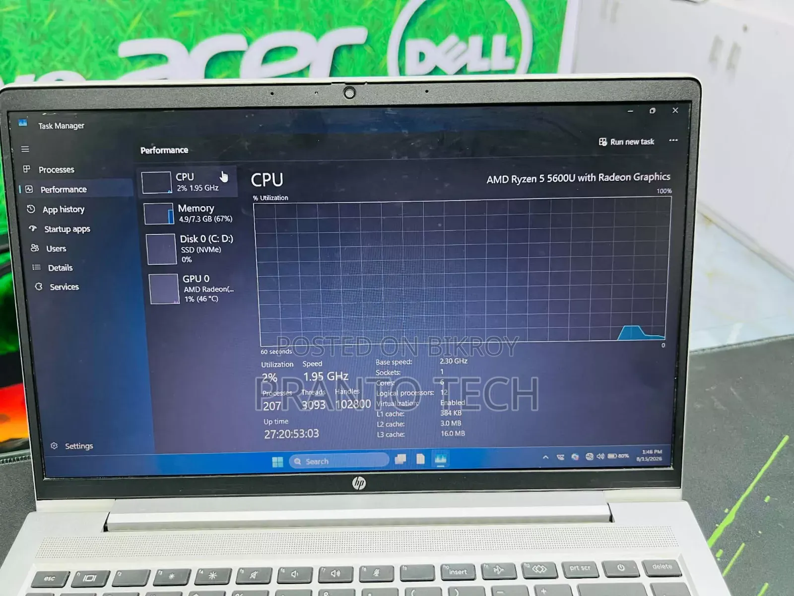 Laptop HP ProBook 445 G8 8GB AMD Ryzen 5 SSD 256GB