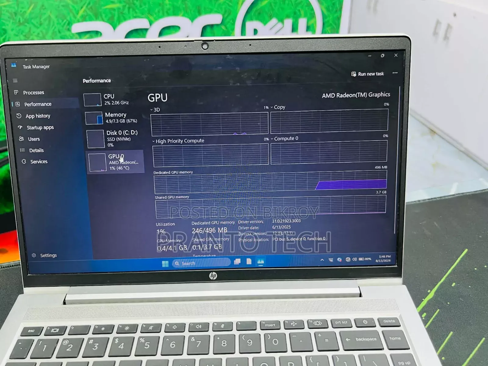 Laptop HP ProBook 445 G8 8GB AMD Ryzen 5 SSD 256GB
