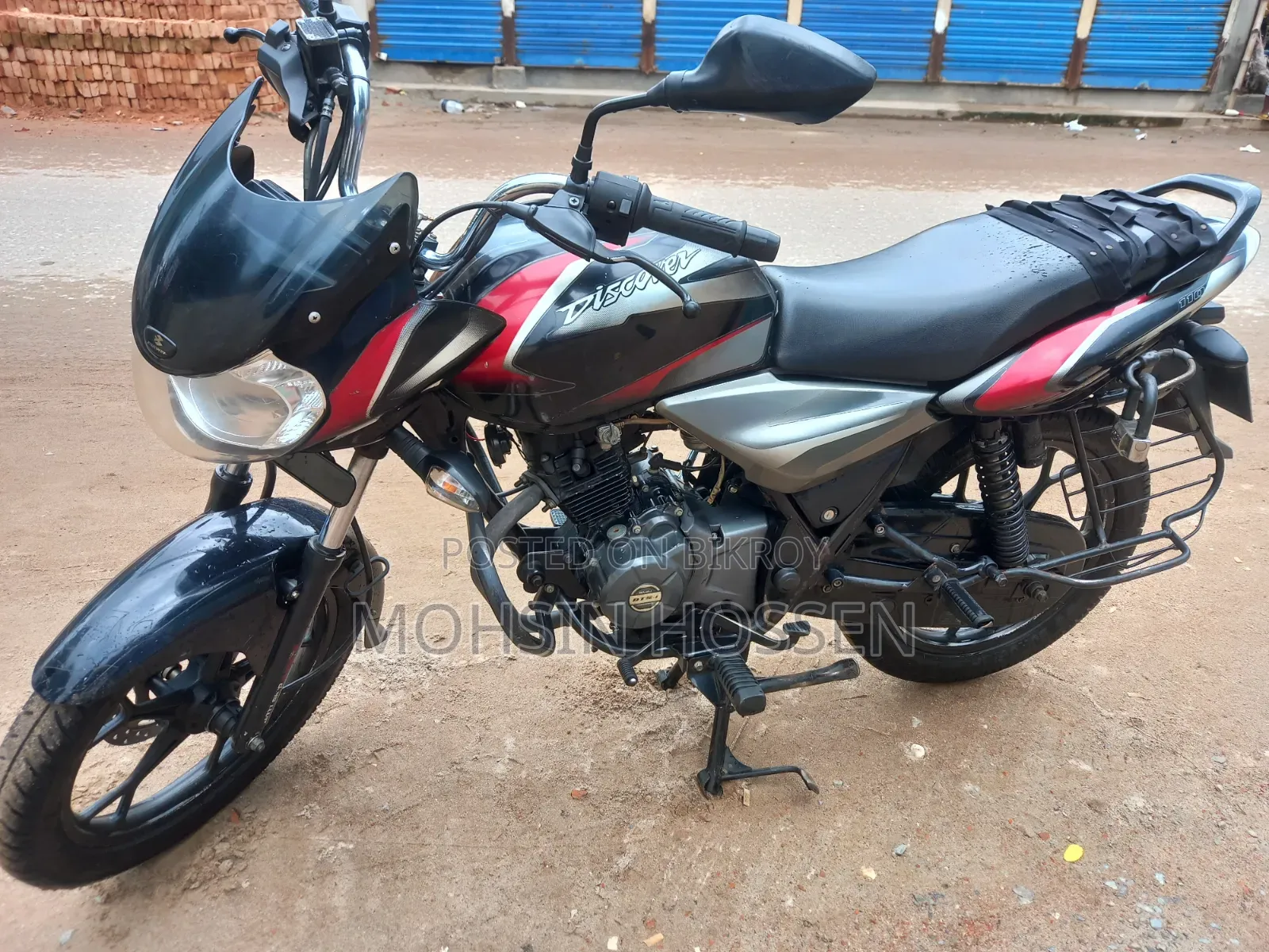 Bajaj Discover 100 2021 Red