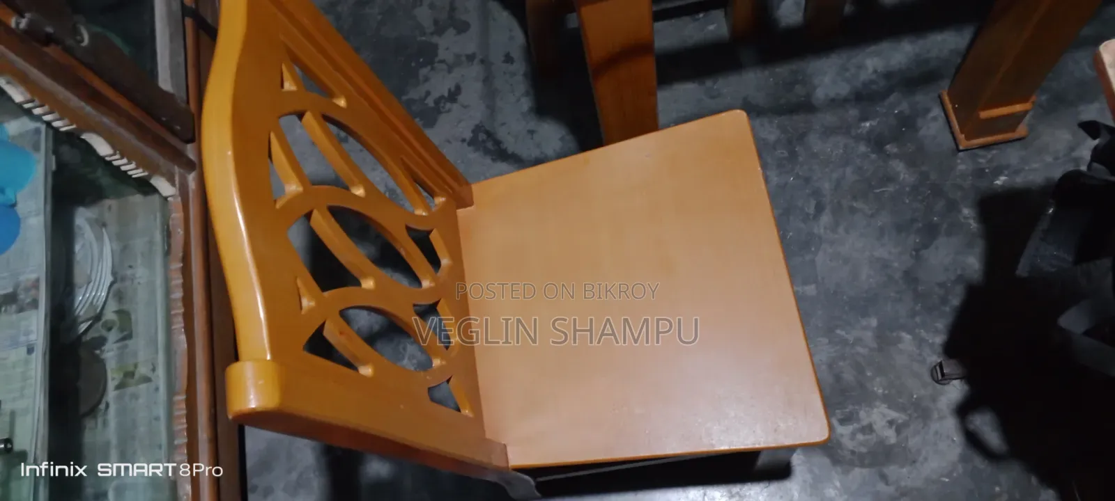 Glass table and 4 chairs for sale. All are in good condition.