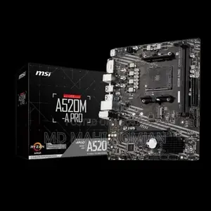 MSI A520M-A PRO AM4 AMD Micro-ATX Motherboard