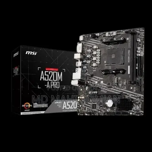 MSI A520M-A PRO AM4 AMD Micro-ATX Motherboard