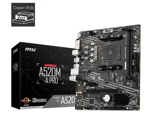 MSI A520M-A PRO AM4 AMD Micro-ATX Motherboard