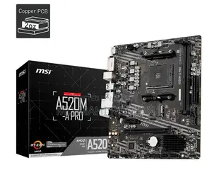 MSI A520M-A PRO AM4 AMD Micro-ATX Motherboard