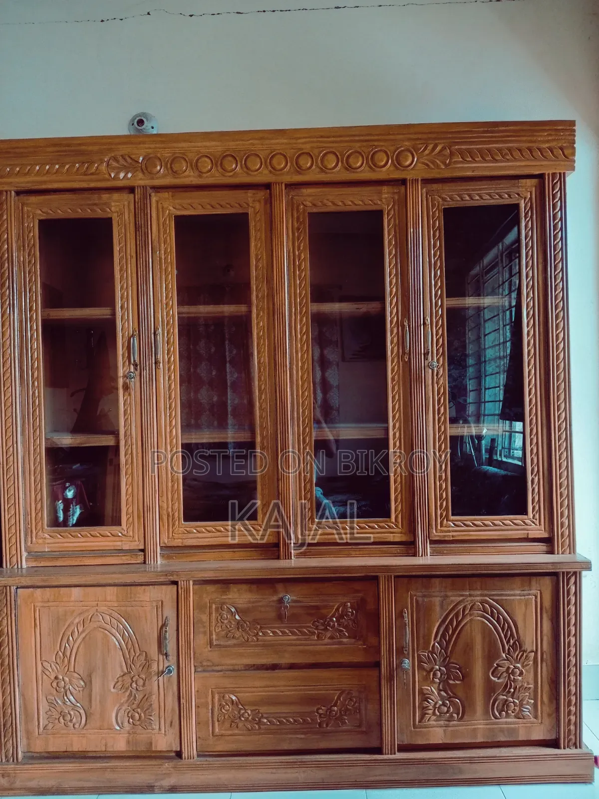 Teak Wood Showcase