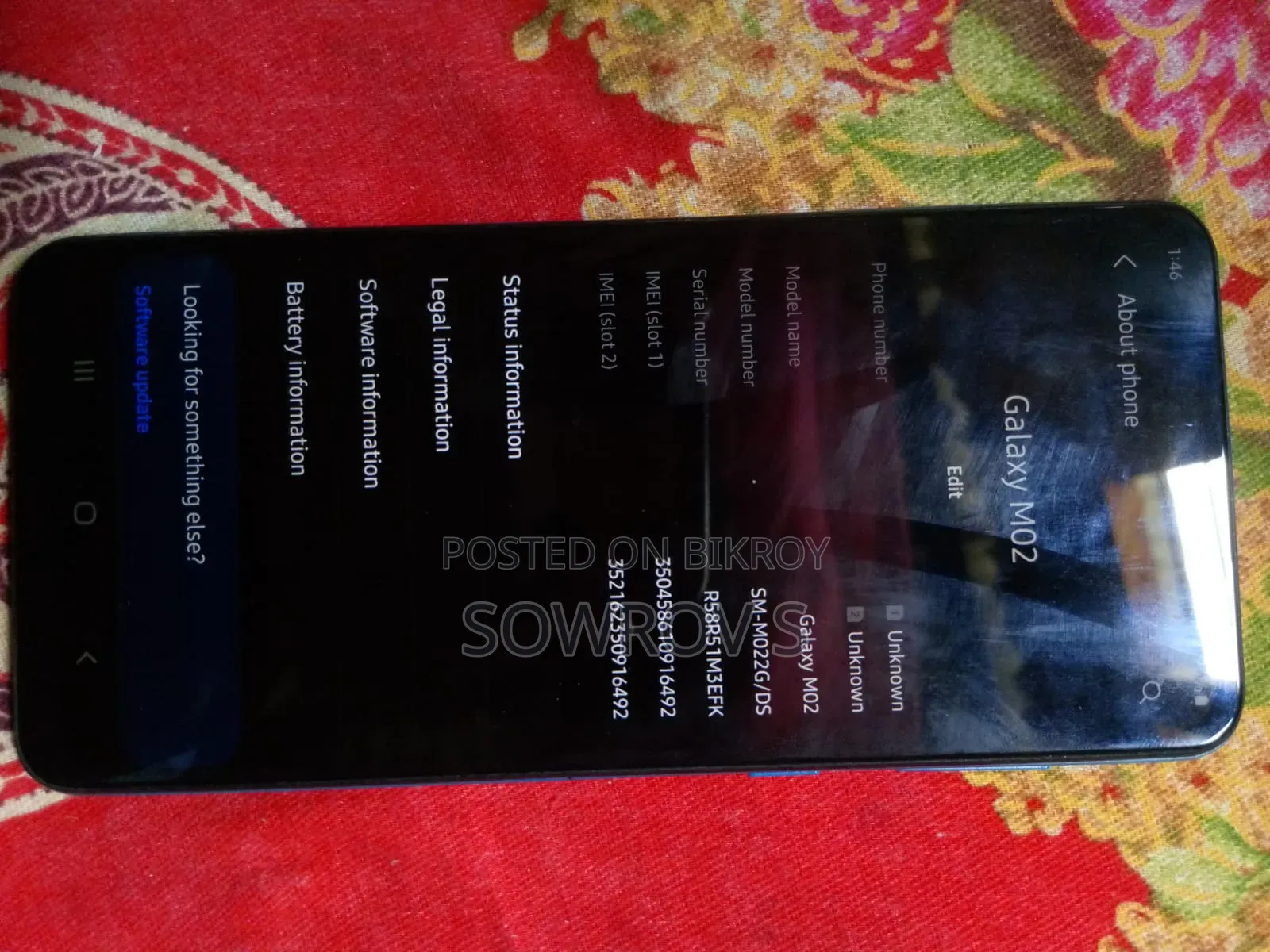 Samsung Galaxy M02 32 GB Blue