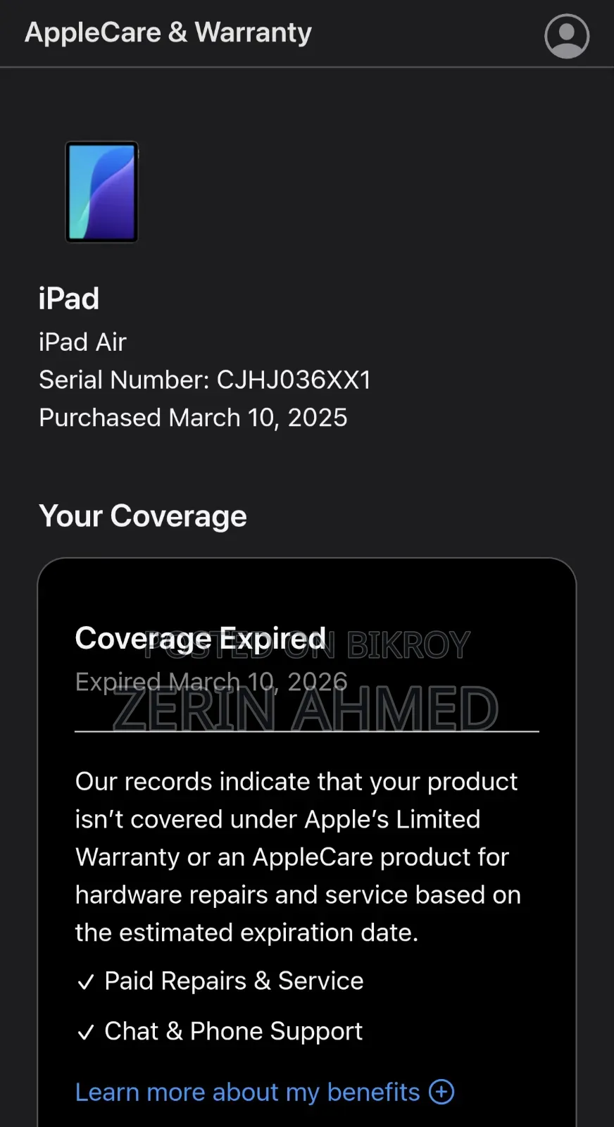 Apple iPad Air 11 (2024) 256 GB Gray