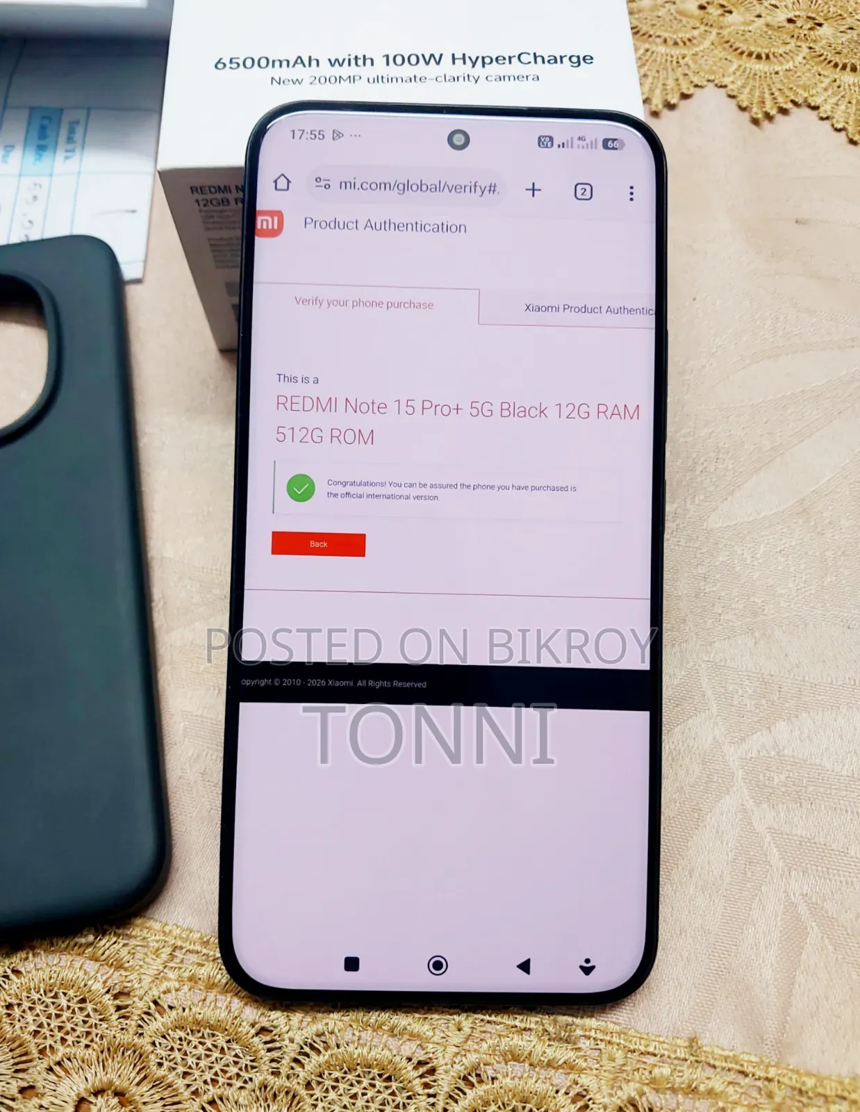 Xiaomi Redmi Note 15 Pro+ 512 GB Black