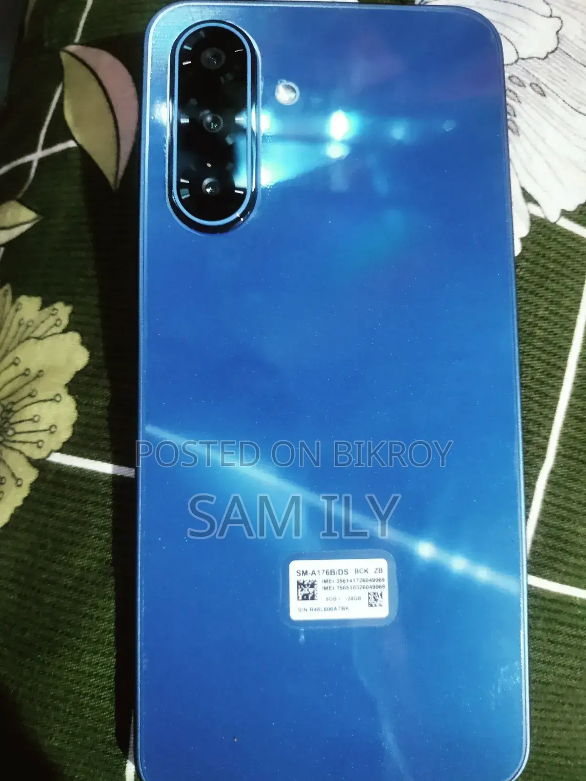স্যামসাং গ্যালাক্সি এ১৭ ৫জি ১২৮ জিবি নীল