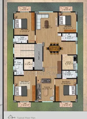 4 Bedroom Apartment in Aftab Nagar for sale