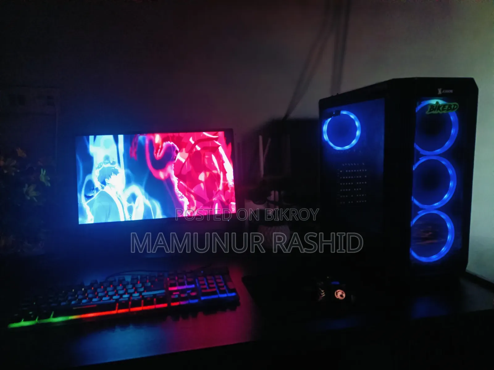 Desktop Computer MSI model 16GB AMD Ryzen 7 HDD+SSD 500GB