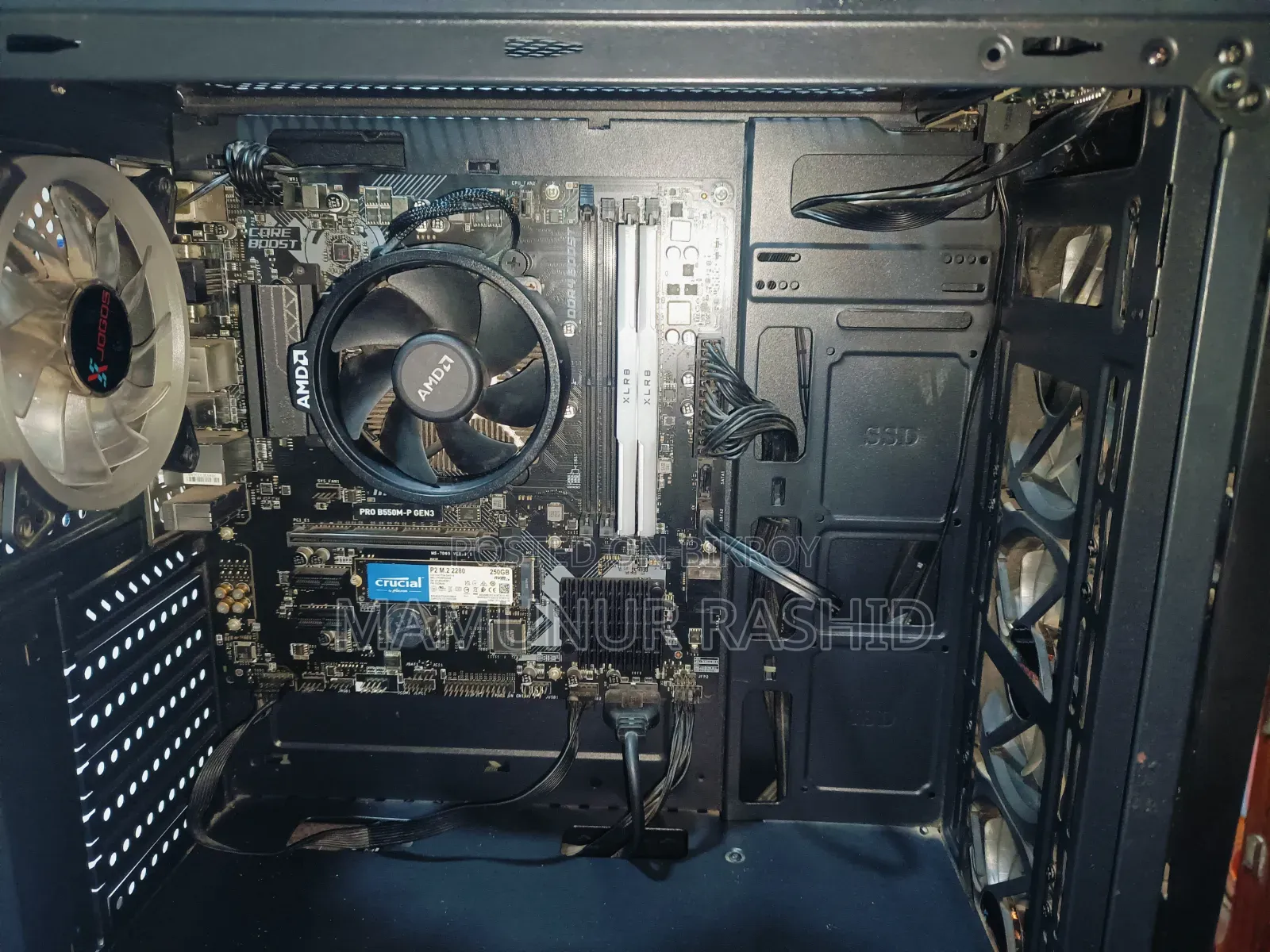 Desktop Computer MSI model 16GB AMD Ryzen 7 HDD+SSD 500GB