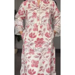 Cotton Embroidery Three Piece With 2 Pocket