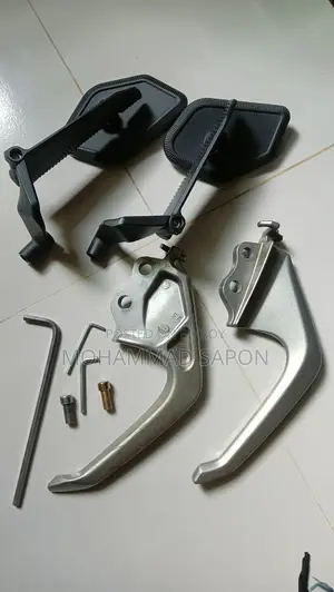 Yamaha FZS V2 Back Carrier & After Market Looking Glass