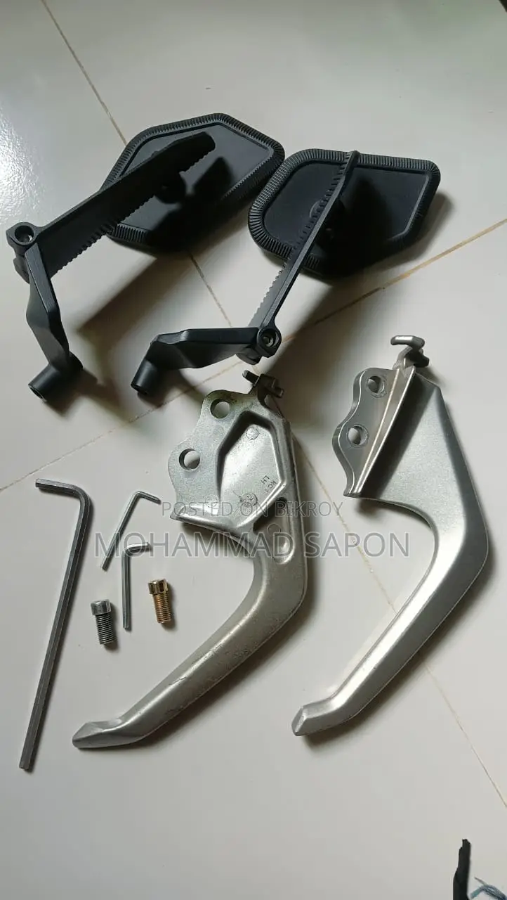 Yamaha FZS V2 Back Carrier & After Market Looking Glass