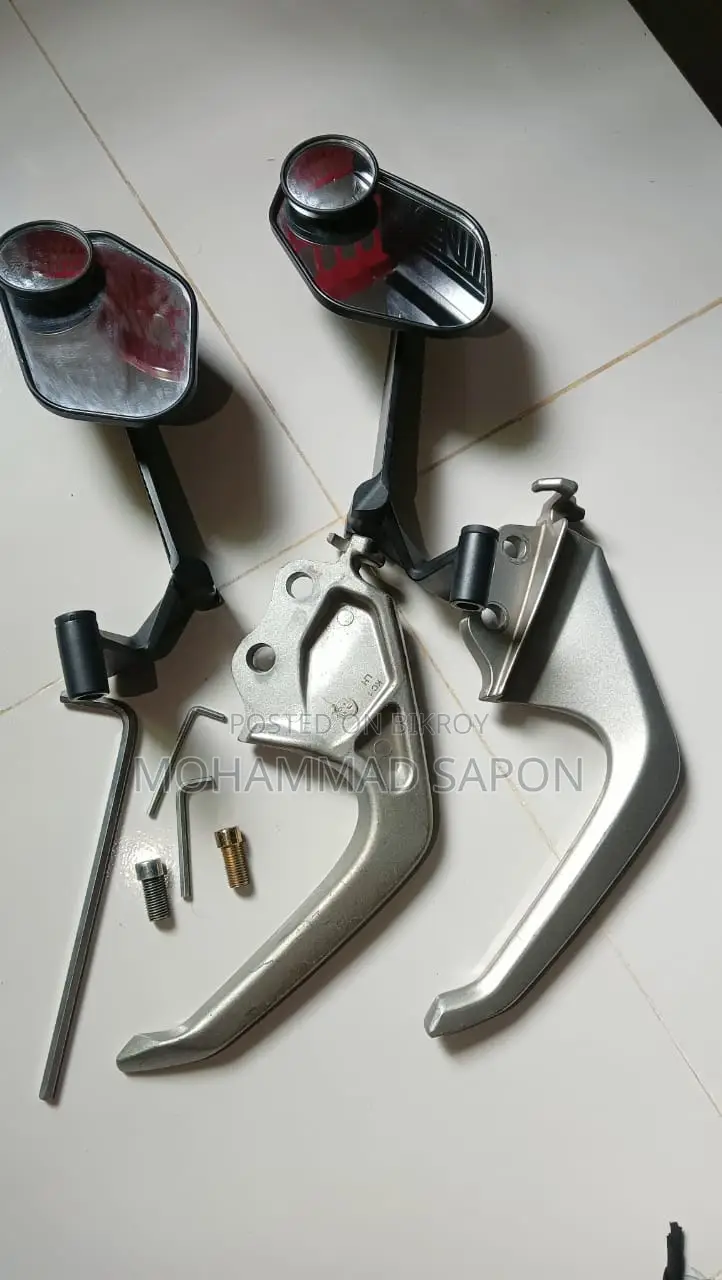 Yamaha FZS V2 Back Carrier & After Market Looking Glass