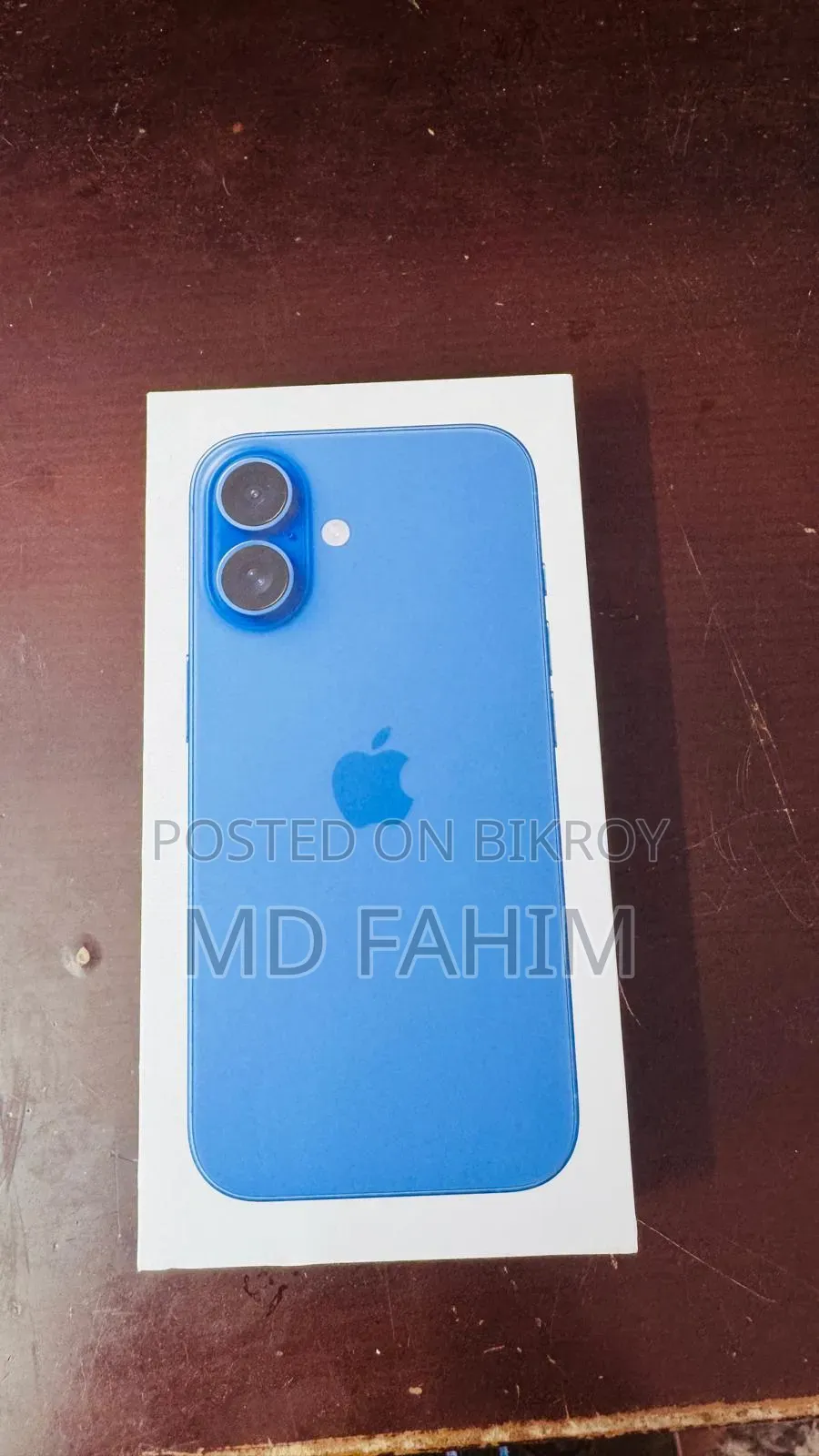 New Apple iPhone 16 128 GB Blue