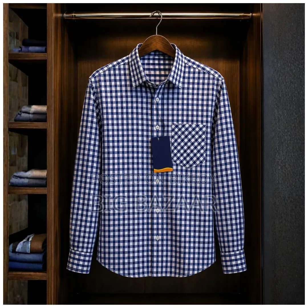 Oxford Cotton Check Shirt