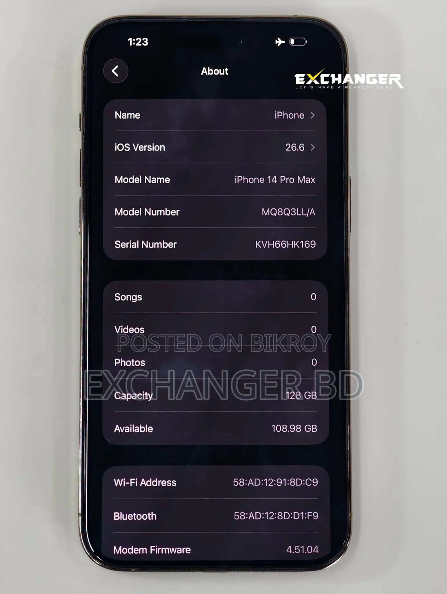 Apple iPhone 14 Pro Max 128 GB Gold