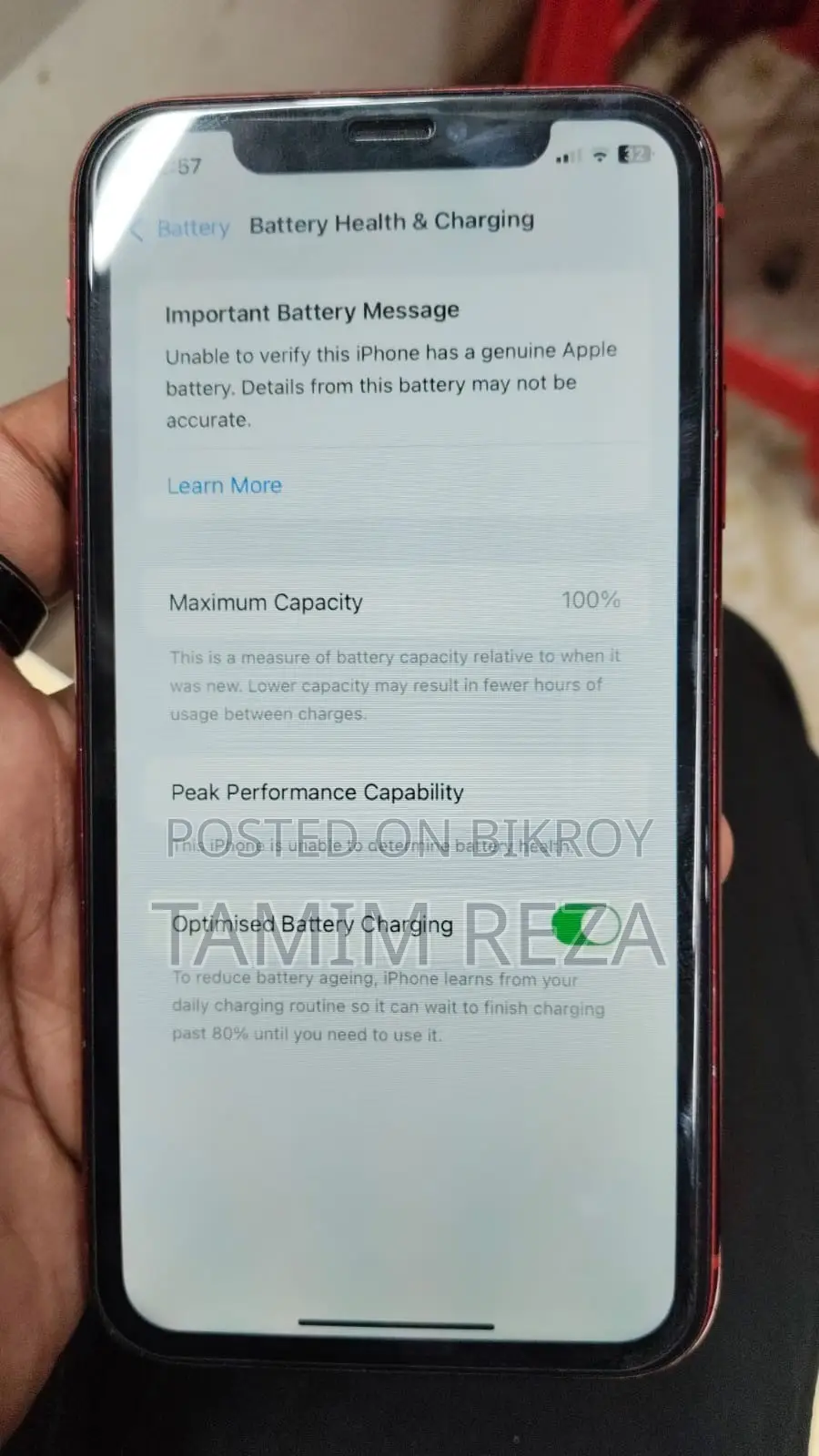 Apple iPhone XR 64 GB Red