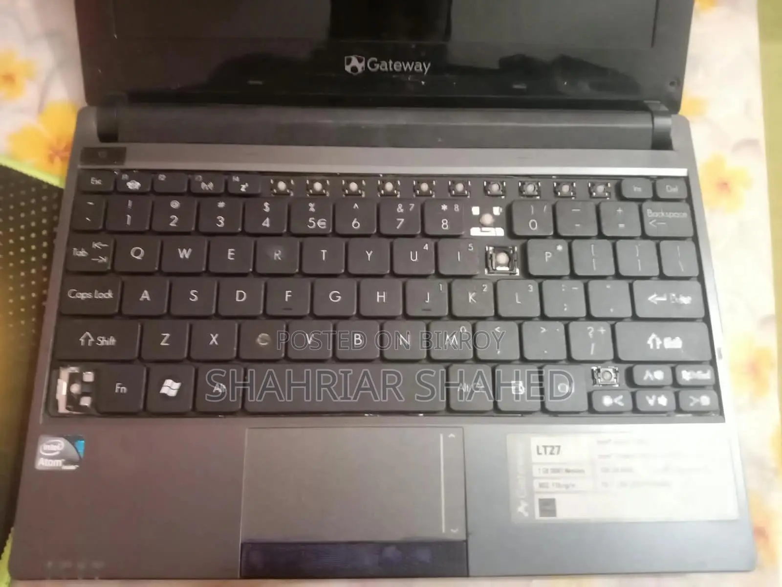 Gateway Laptop 1GB Intel Atom HDD 160GB